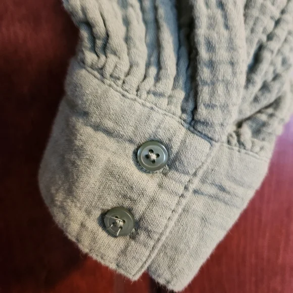 Old Navy Long-Sleeve Waist-Defined Midi Dress - Sage Green - Size Small - Picture 10 of 11